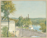 Thread Company Mills, Willimantic, Connecticut on Canvas Julian Alden Weir , 1897