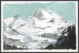 Mountain Blue I on Canvas