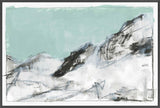 Mountain Blue II on Canvas