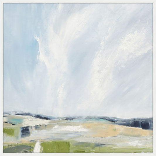 Country View near the Ocean on Canvas