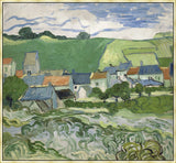 View of Auvers Vincent Van Gogh 1886 on Canvas
