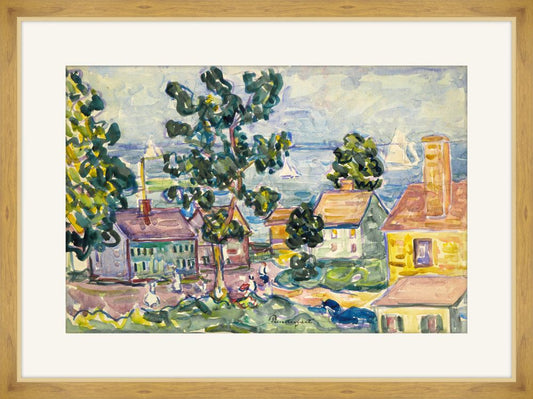 New England Coastal Village, Prendergast