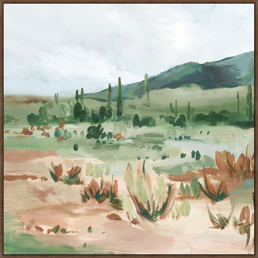 Cactus Field I on Canvas