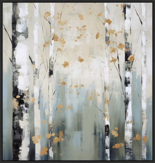 Birch Silhouettes I on Canvas