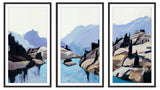 Pretty Landscape Triptych