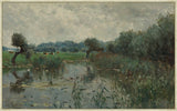 Water Meadows on the River IJssel, Willem Roelofs, 1870 - 1897
