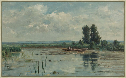 Lake near Loosdrecht, Willem Roelofs , 1887 on Canvas