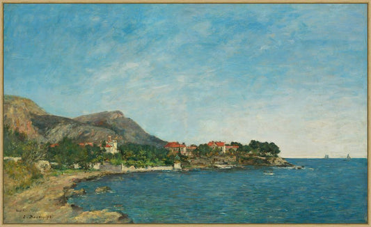 Beaulieu The Bay of Fourmis,1869 on Canvas