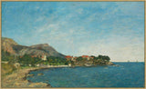 Beaulieu The Bay of Fourmis,1869 on Canvas