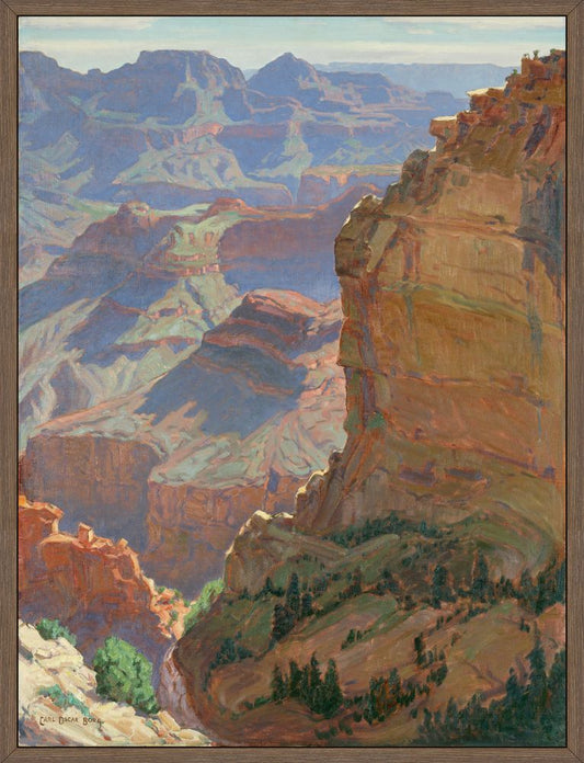 Into the Canyon on Canvas