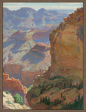 Into the Canyon on Canvas