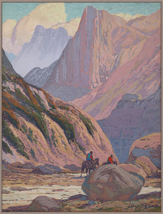 Arizona Canyon on Canvas