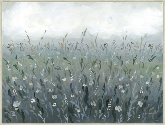 Misty Meadow on Canvas