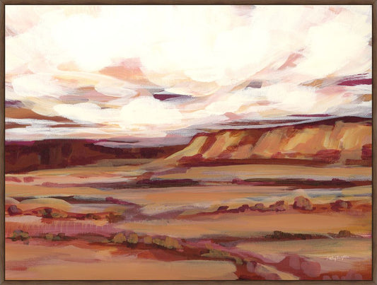 Mauve Mesa I on Canvas