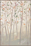 Soft Leaves on Canvas