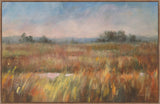 Autumn Fields on Canvas