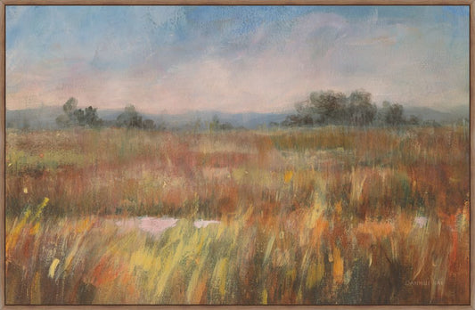 Autumn Fields on Canvas