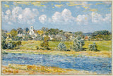 Landscape at Newfields, New Hampshire, Childe Hasaam, 1909 on Canvas