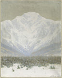 On High in Winter, Ferfinand Katona, 1910 on Canvas