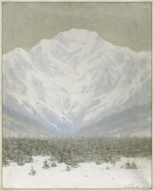 On High in Winter, Ferfinand Katona, 1910 on Canvas