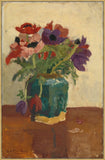 Ginger Pot with Anemones, GH Breitner, 1900 on Canvas