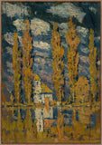 Poplars by the Water, Ferdinand Katona, 1910 on Canvas