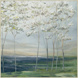 Quiet Trees Beside Misty Waters on Canvas Grande