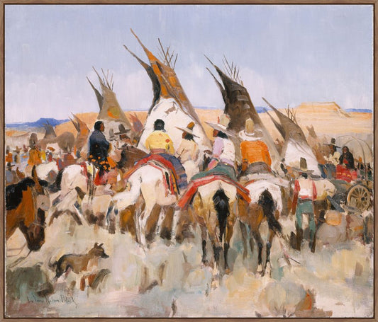 Ceremony at Black Lake, LaVerne Nelson Black, 1938 on Canvas