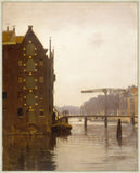 View from the Swedish Warehouse, Willem Witzen, 1911 on Canvas