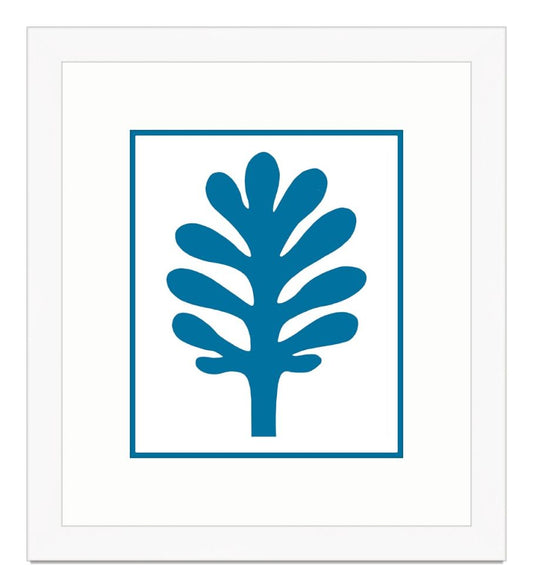 Graphic Stem in Blue II