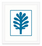 Graphic Stem in Blue II