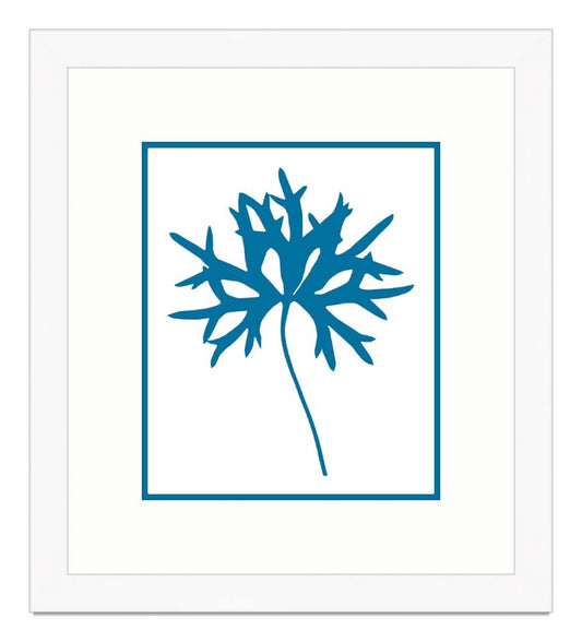 Graphic Stem in Blue III