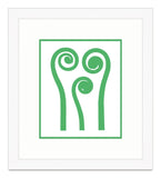 Graphic Stem in Green IV