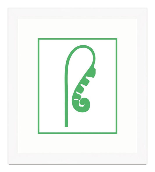 Graphic Stem in Green V