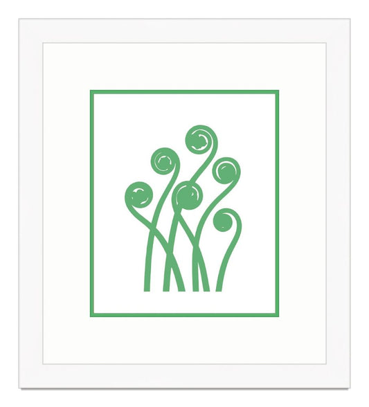 Graphic Stem in Green VI