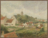 Le Village De Knocke, Camille Pissaro, 1894 on Canvas