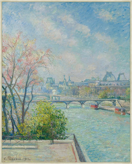 Le Louvre-Matin on Canvas