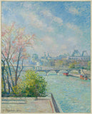 Le Louvre-Matin on Canvas