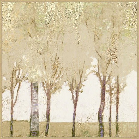 Golden Trees in the Evening I on Canvas