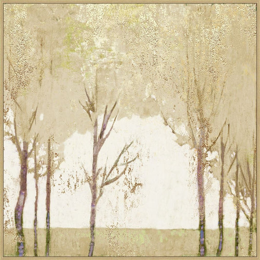 Golden Trees in the Evening II on Canvas