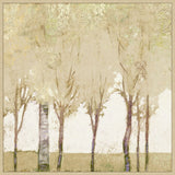 Golden Trees in the Evening I on Canvas Grande