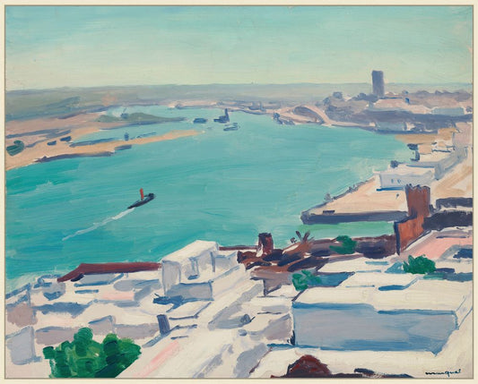 Le Bou-Regreg, 1935, Albert Marquet on Canvas