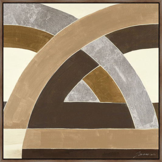 Intersecting Arcs I on Canvas