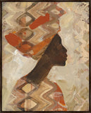 African Beauty I on Canvas