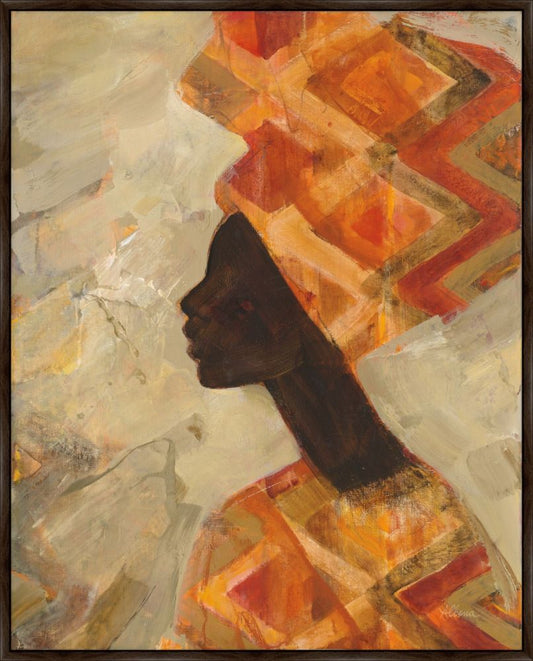 African Beauty II on Canvas