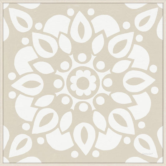 Edge of Light Tile II on Canvas