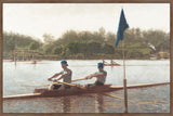 Biglin Brothers - Turning the Stake on Canvas by Thomas Eakins, 1873