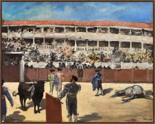 Bull Fight  Edouard Manet on Canvas