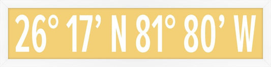 Naples Coordinates in Lemon Drop