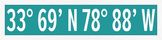 Myrtle Beach Coordinates in Horizon blue